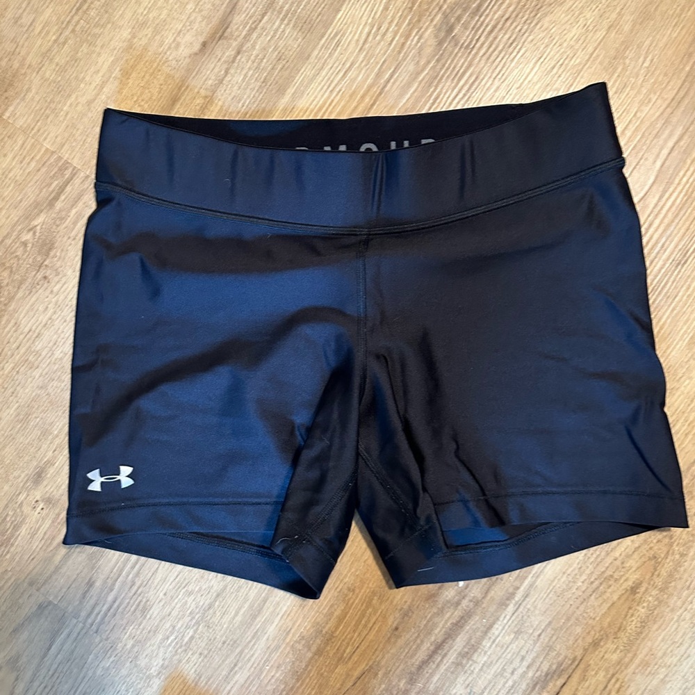 Under Armour Women's Black Compression Athletic Shorts